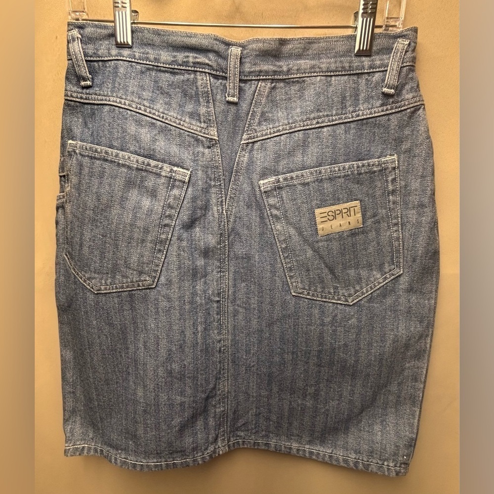 Espirit Women's Vintage HNRY Denim Skirt Size 29 - Picture 5 of 14